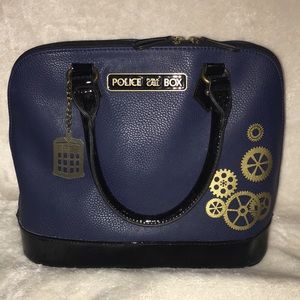 Doctor Who Blue Dome Purse